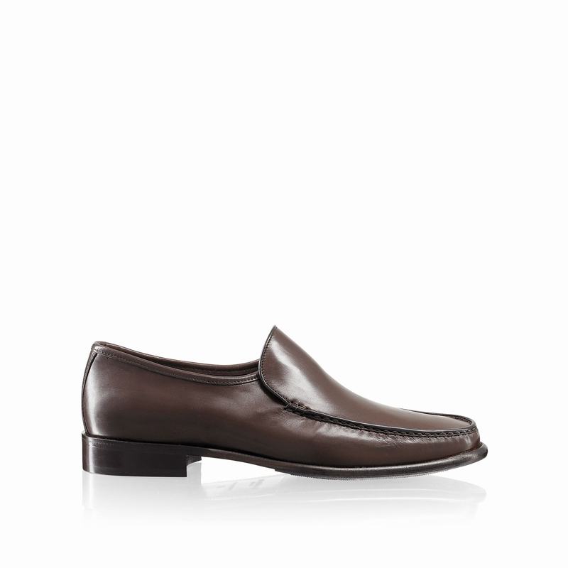 Russell & Bromley Elba Plain Vamp Moccasin Men's Brown [IMU1410HK]